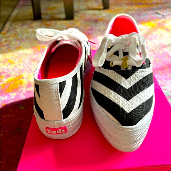 Never worn Barbie x Keds platform shoes size 7